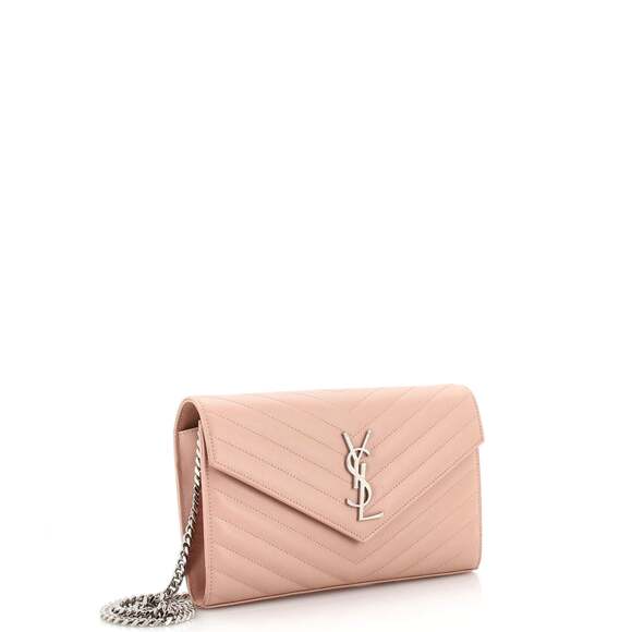 Saint Laurent Classic Wallet On Chain #139876S11B - Picture 3 of 7